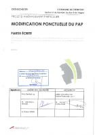 Modification PAP - Op Eechleter - Partie écrite