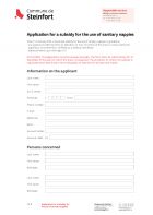 EN - Grant application - Sanitary nappies (couches hygiéniques)