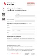 DE - Demande pour un emplacement au Stengeforter Owes-an Emweltmaart