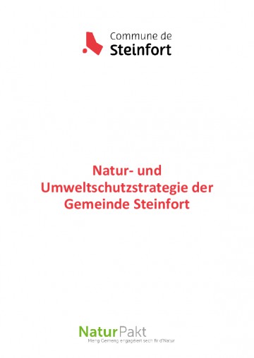 Natur- und Umweltschutzstrategie der Gemeinde Steinfort