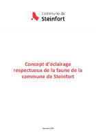 Concept d’éclairage respectueux de la faune de la commune de Steinfort