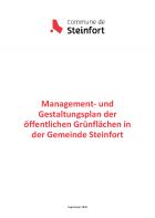 Management- und Gestaltungsplan der öffentlichen Grünflächen in der Gemeinde Steinfort