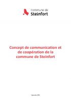 Concept de communication et de coopération de la commune de Steinfort