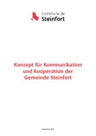 Konzept für Kommunikation und Kooperation der Gemeinde Steinfort