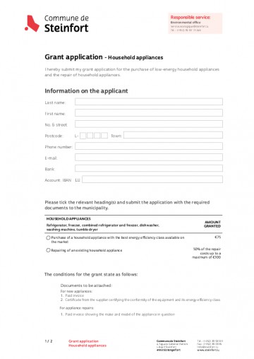 EN - Grant application - Household appliance (appareils électroménagers)