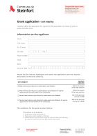 Grant application - Soft mobility (Mobilité douce)