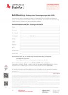 DE - Beihilfeantrag - Zahlung einer Teuerungszulage (vie chère)